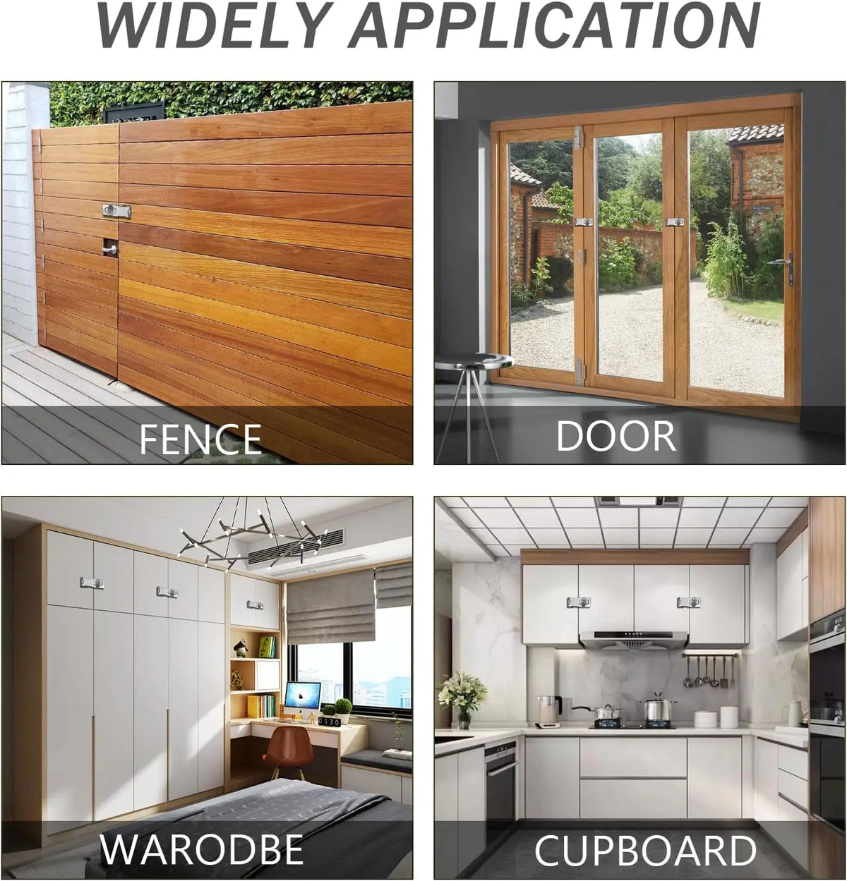 Keyed Cabinet and Drawer Lock Set