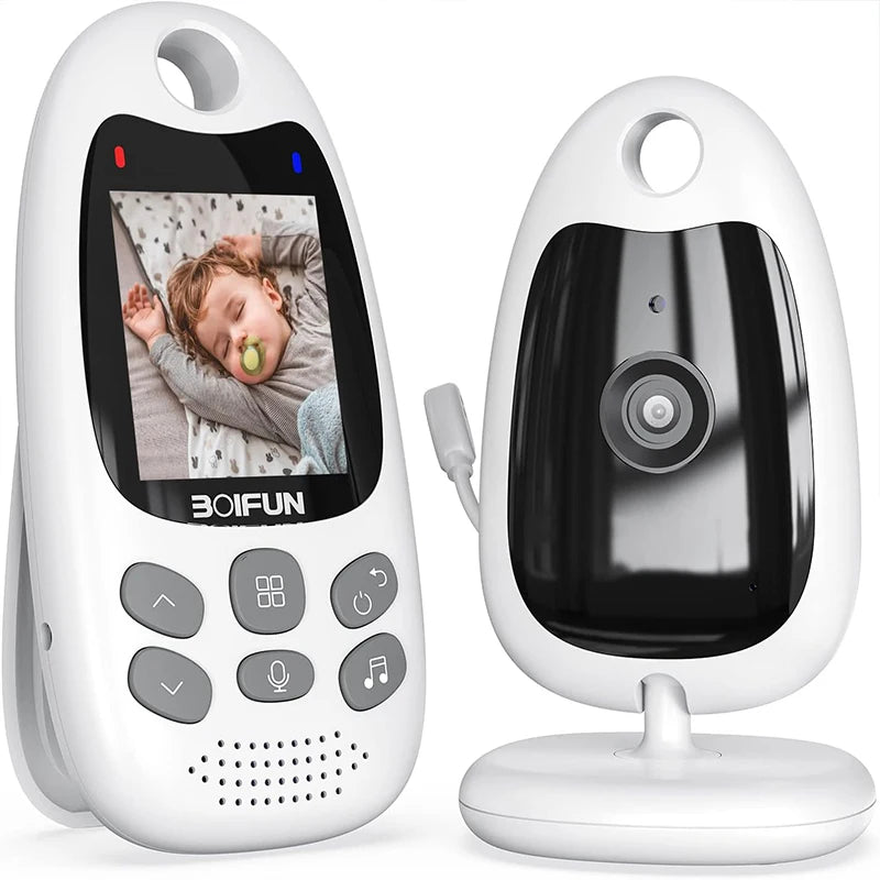 BOIFUN Baby Monitor Camera with Night Vision, VOX, and Temperature Sensor