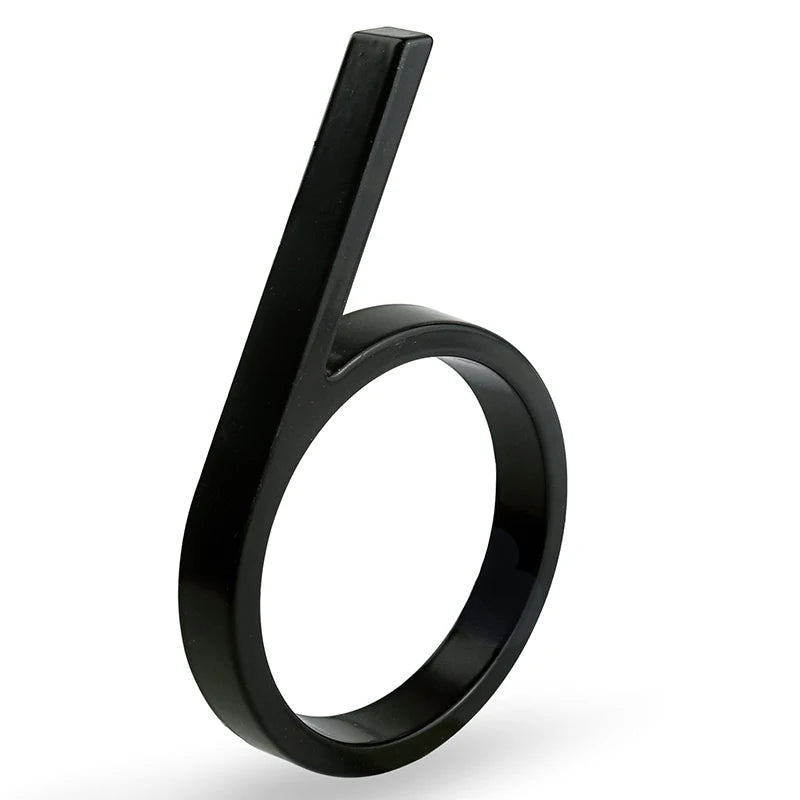 Floating House Number Sign