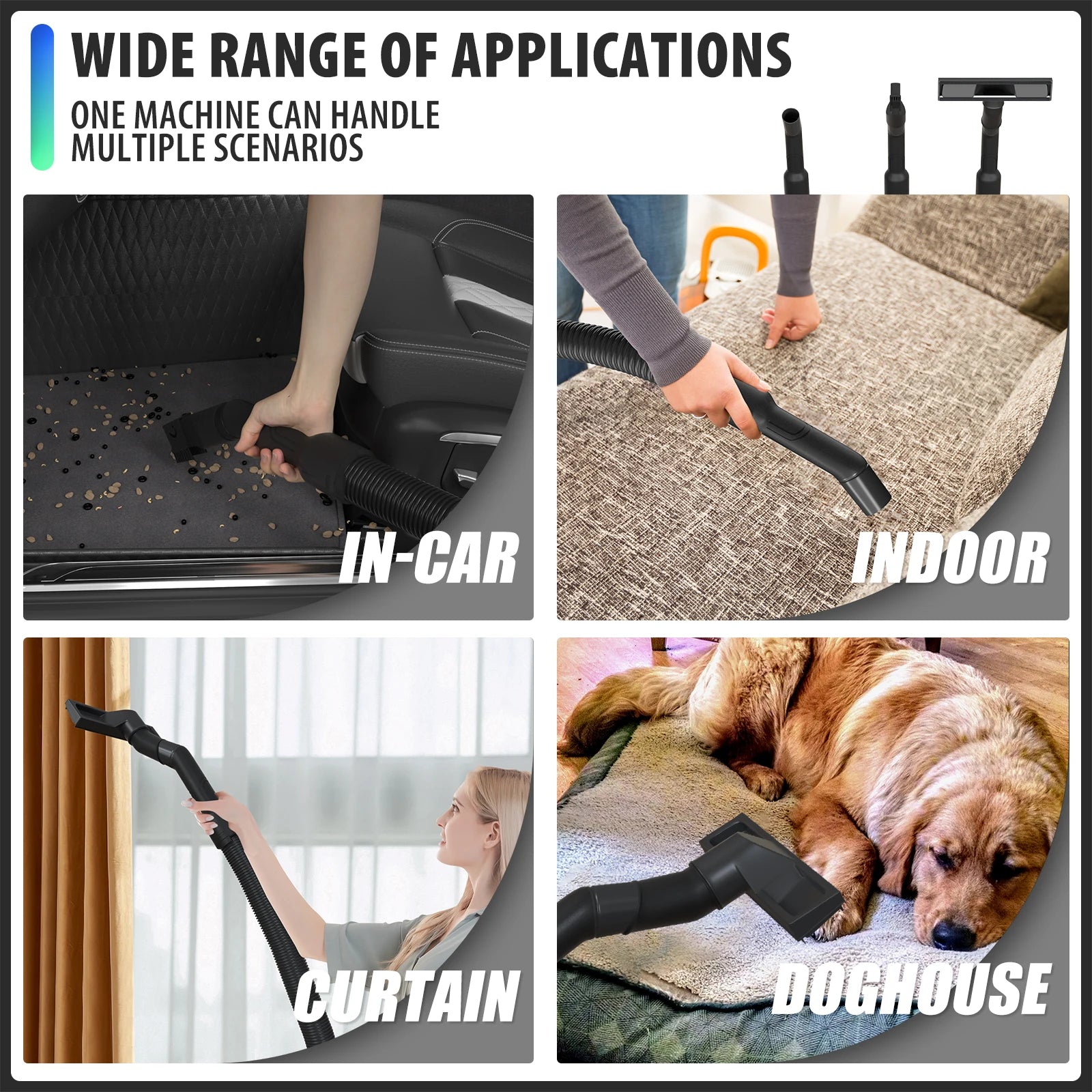 Aspirateur industriel DayPlus humide et sec 15L