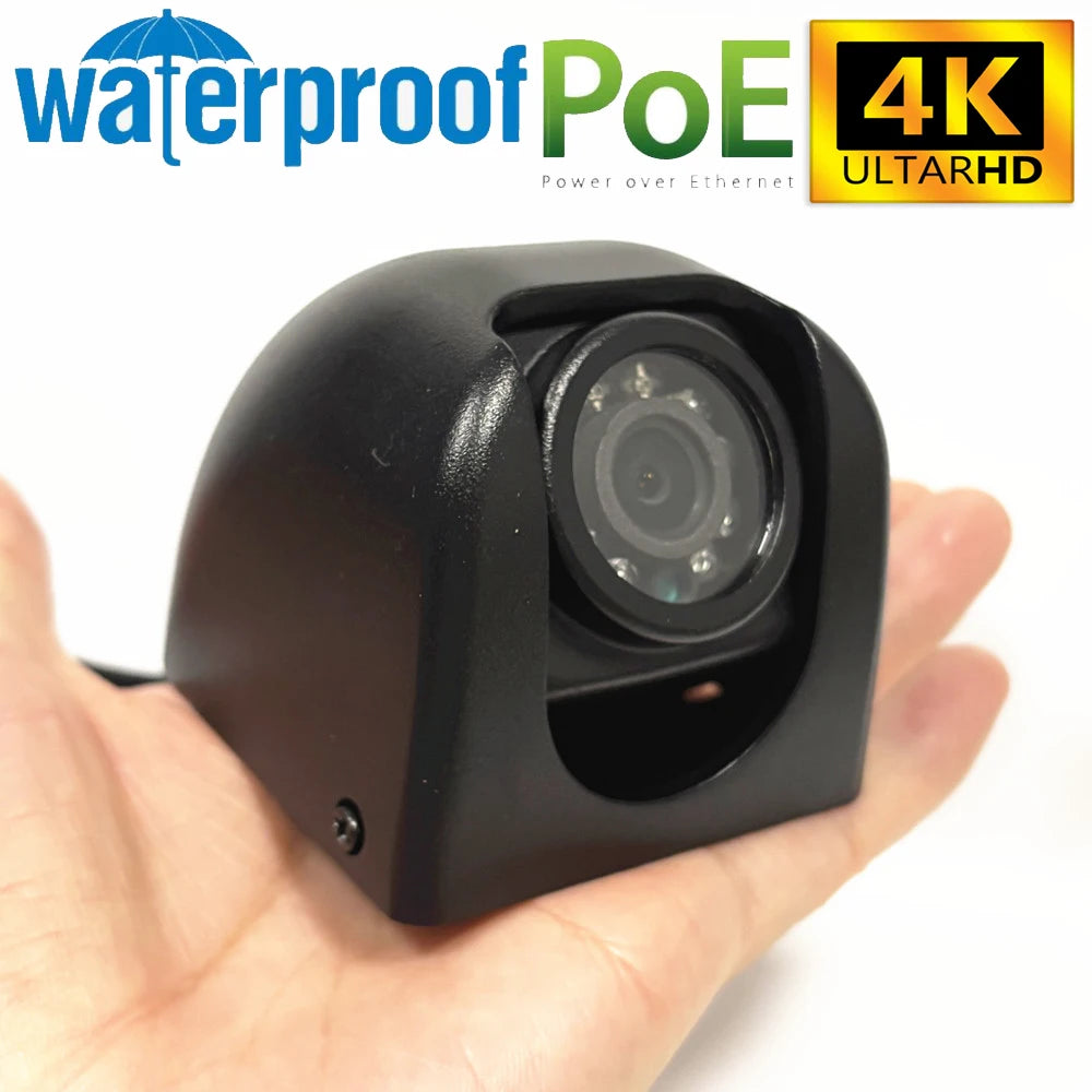 Caméra IP sécurité PoE Mini 4K 8MP étanche Boîtier métal