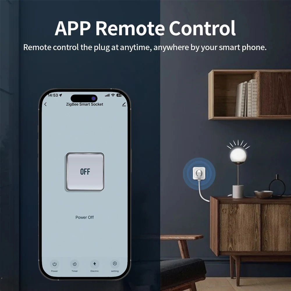 Israel-Standard Zigbee Smart Plug or Power Strip