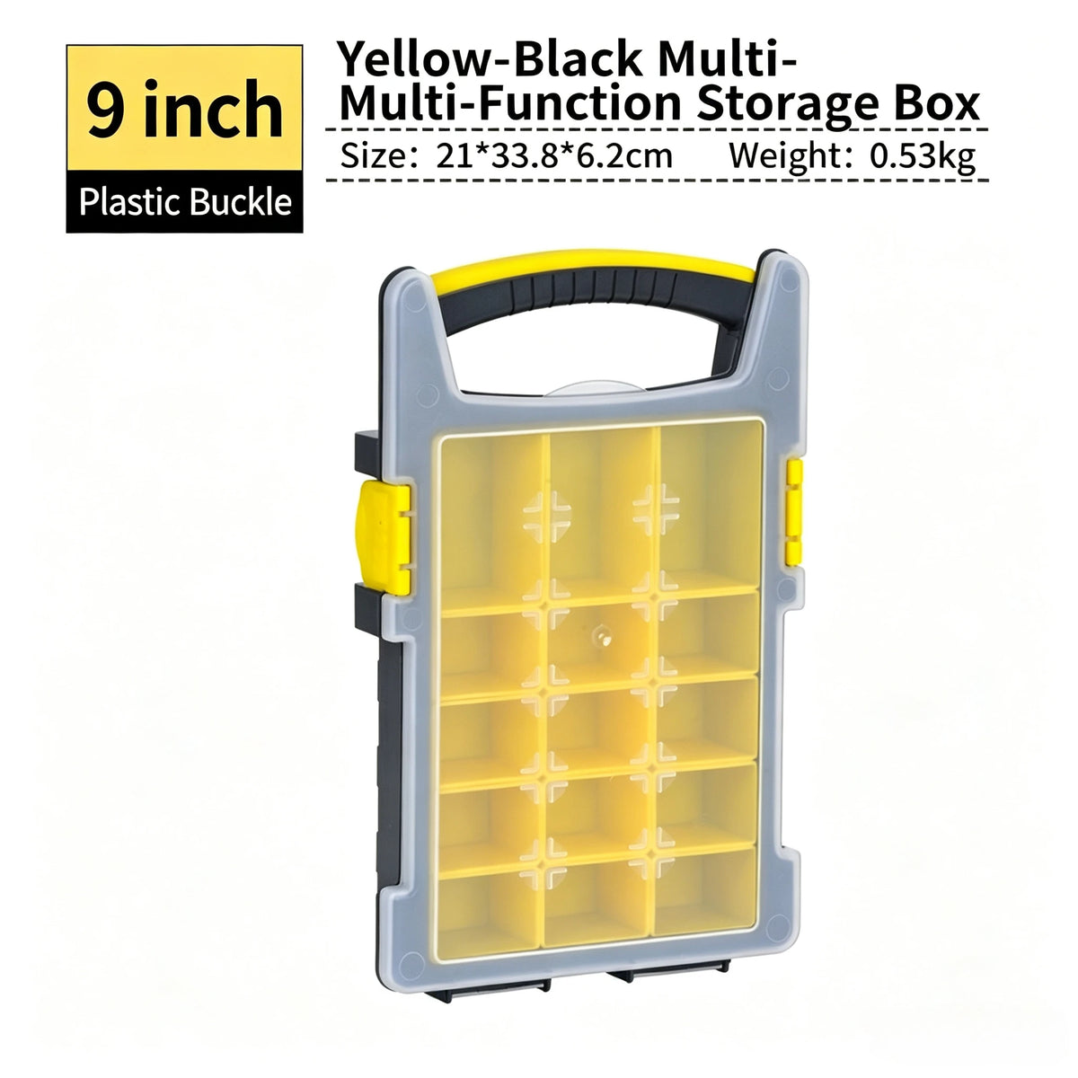 Small Parts Organiser Case with Removable Bins, Two Sizes
