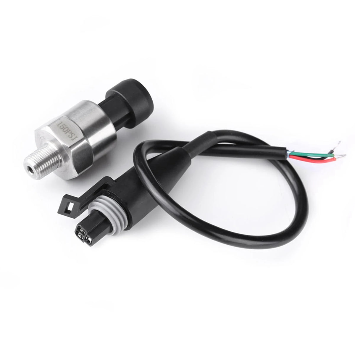 Sensor de Presión Rosca 1/8NPT, Transductor de Presión en Acero inoxidable para Aceite Combustible Aire Agua