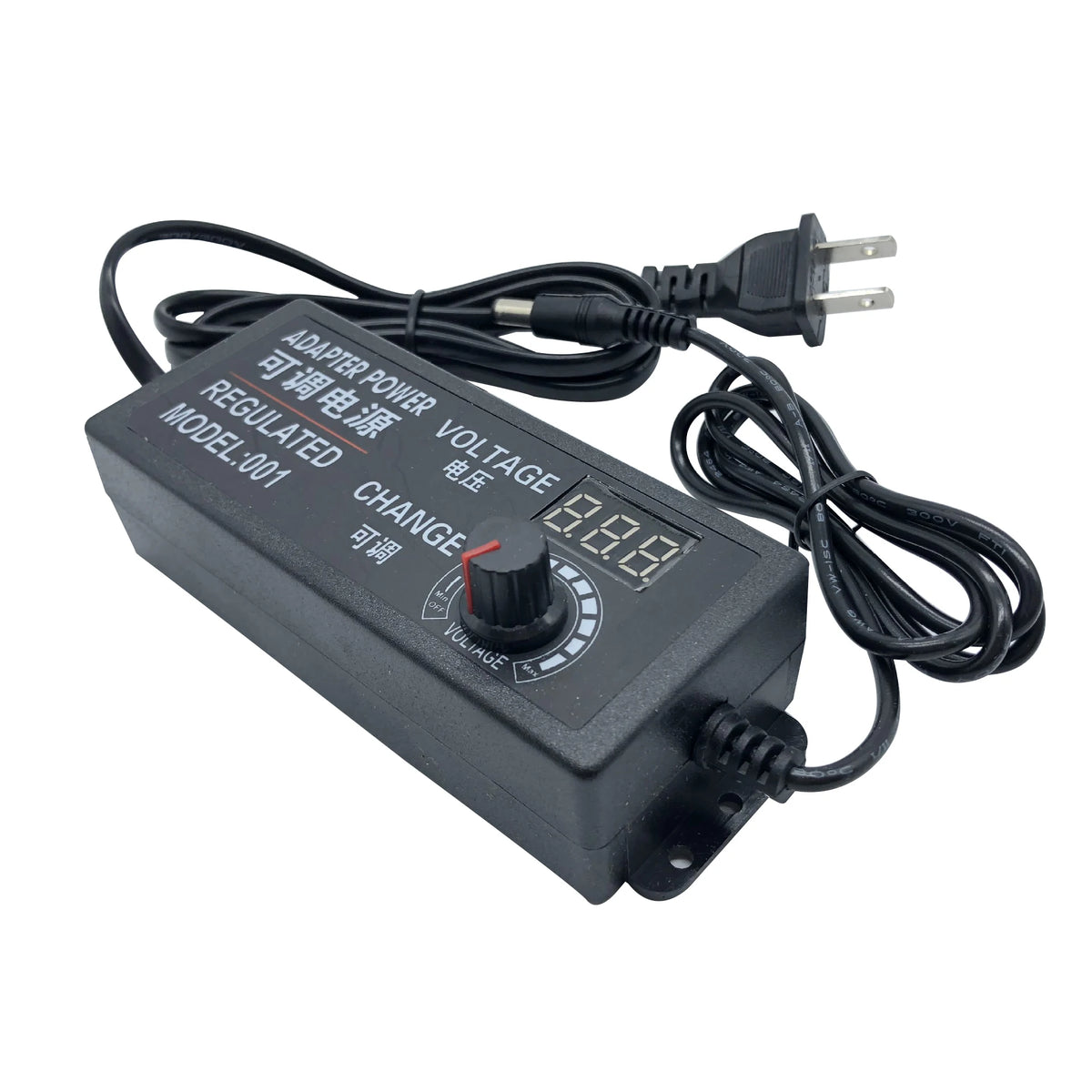 Adjustable DC Power Adapter, 3-12V or 3-24V