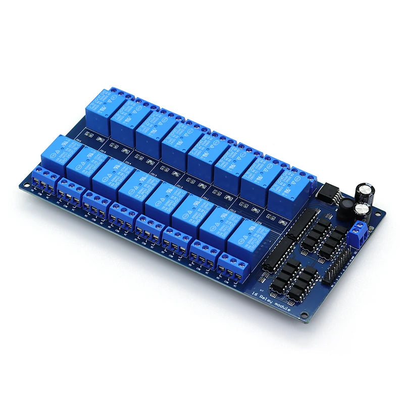 16-Channel Relay Board, DC Voltage and Pack Options