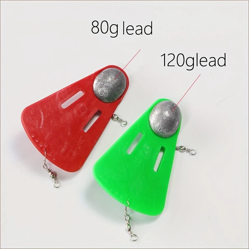 Lead-Weighted Fishing Diving Board with Swivel