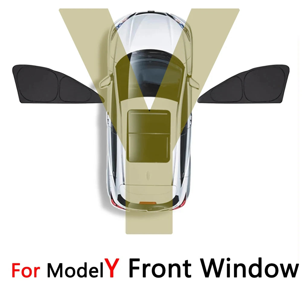 Vehicle Window Sunshades for Model 3 and Model Y – Options