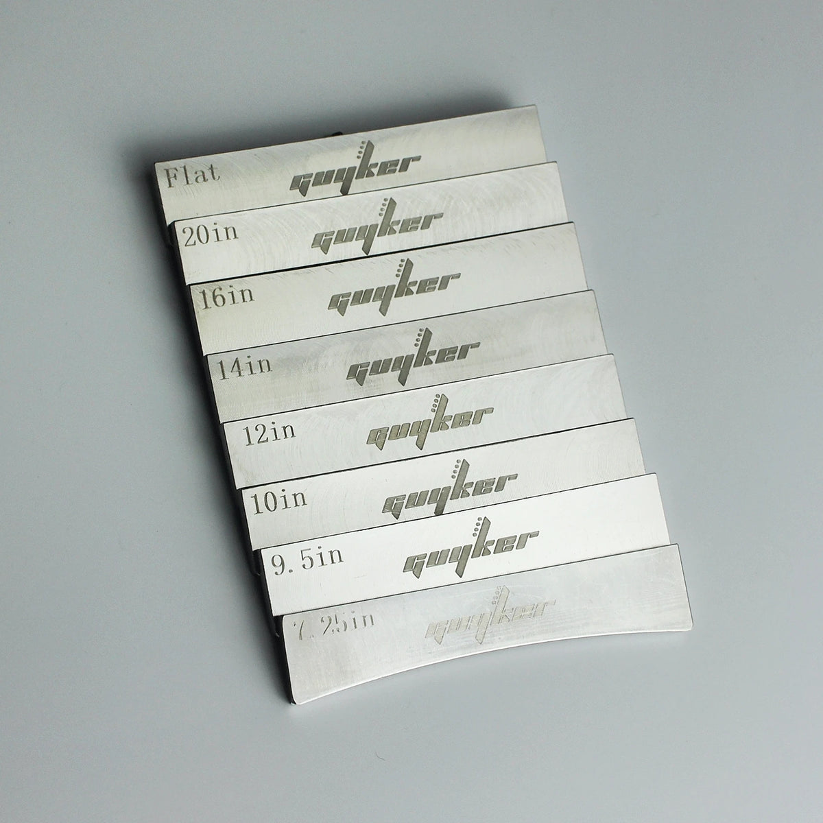 Guitar Fret Press Caul Inserts — Radius & Flat Options