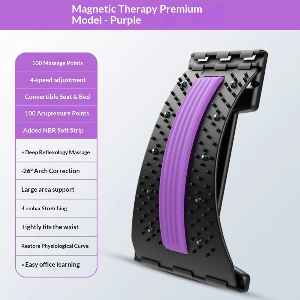 Adjustable Back Stretching Arch with Massage Points
