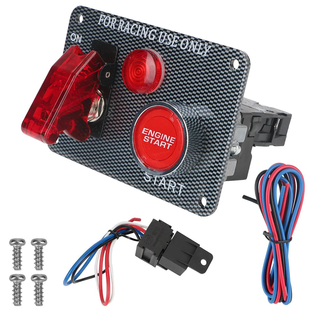 12 V Engine-Start Switch Panel with Relay