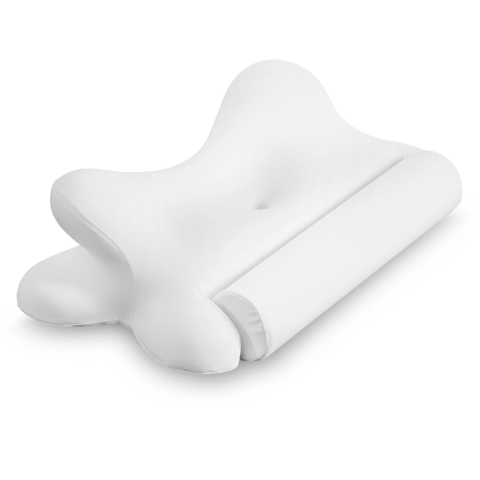 Ergonomic Memory Foam Cervical Neck Pillow with Cooling Cover