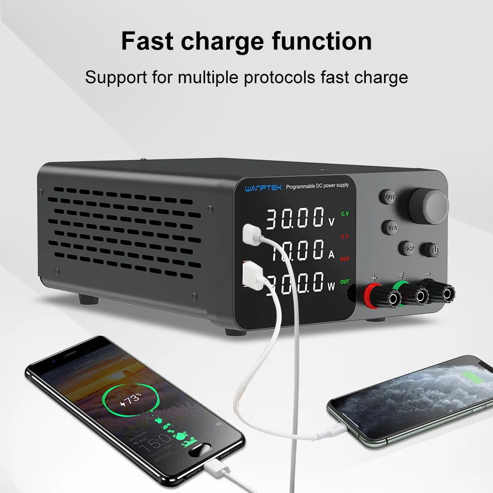 Lab Bench Power Supply Adjustable DC Unit