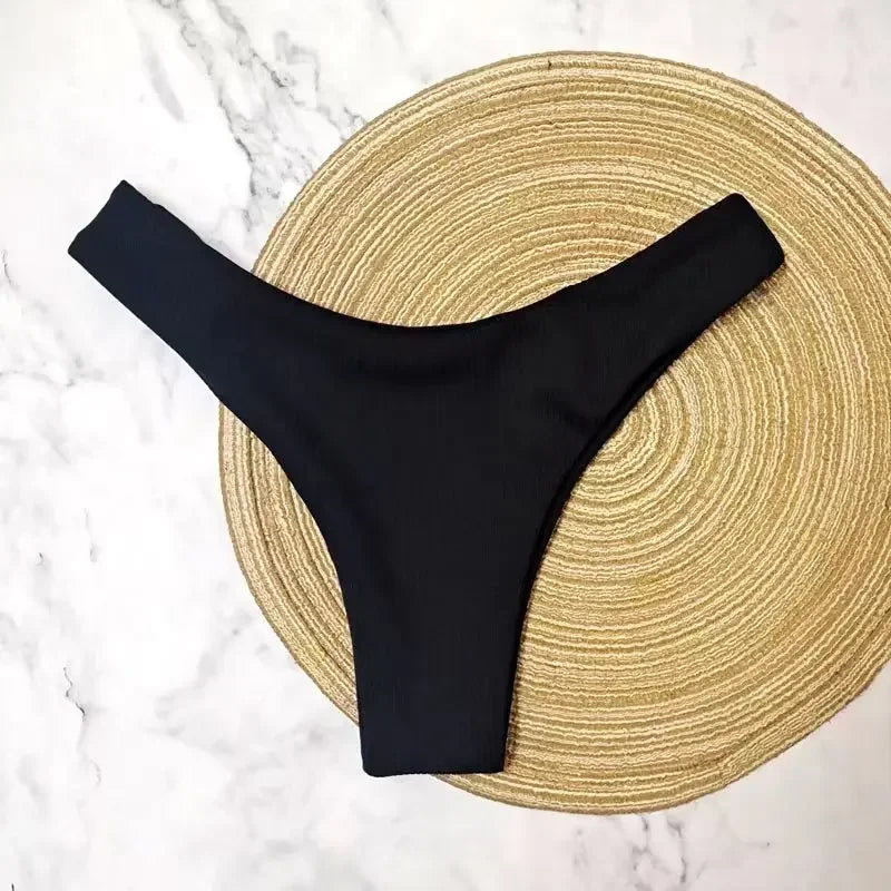 Damska góra lub dół bikini z kokardką - oddzielne części
