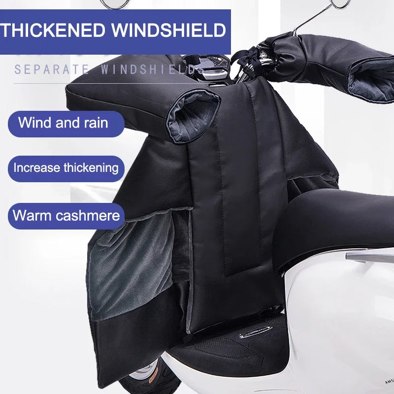 Scooter Leg Cover, Pictured Winter Options