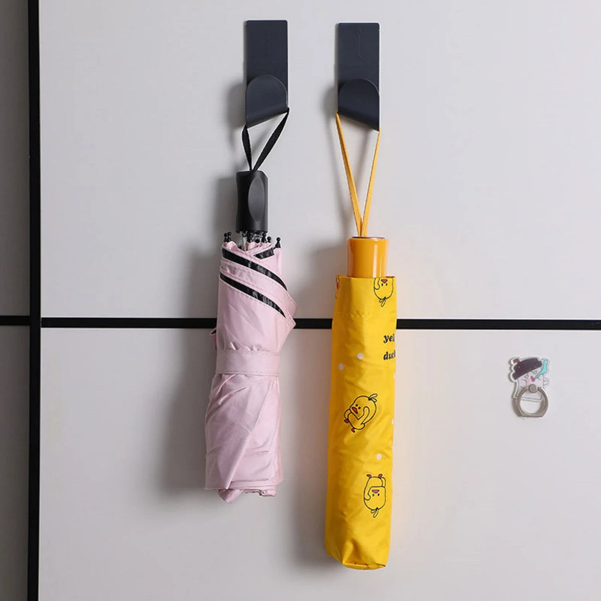Suporte de parede para tampas de panelas, pack de 3, suporte suspenso para tampas de frigideiras e panelas, organizador de cozinha em plástico