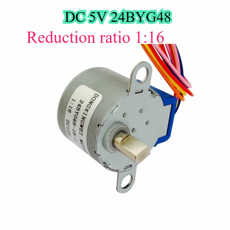 24BYG48 koračni motor s reduktorom, 5 V ili 12 V