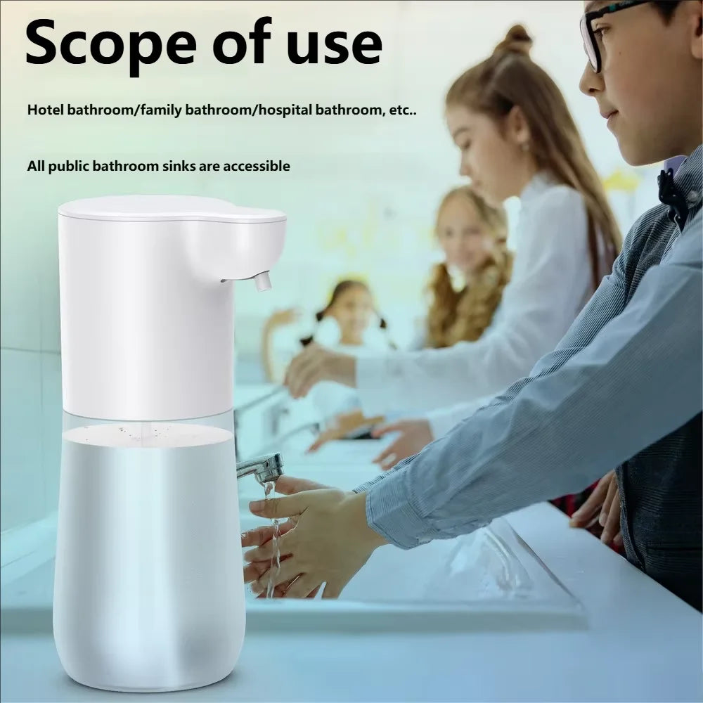 Inteligentný senzorový automatický dávkovač mydla 600 ml USB nabíjateľný bezdotykový pena dávkovač