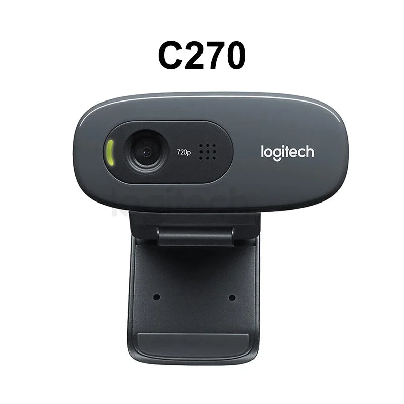 Logitech C270i HD Webcam with Built‑In Microphone