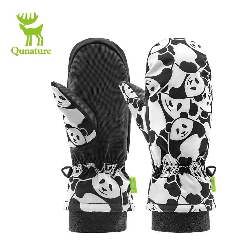 Kids Winter Ski Gloves Waterproof Non-Slip Touchscreen Warm Gloves