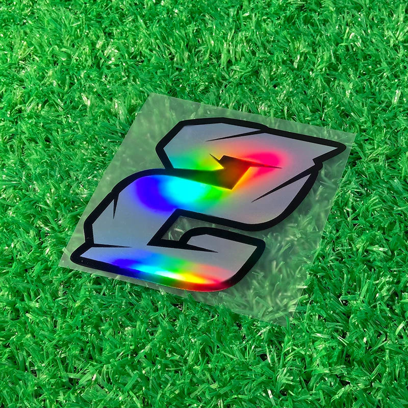 1PC Laser Number Motorcycle Stickers Waterproof Motorbike Fuel Tank Electric Scooter Bicycle Decoration Durable Vinyl Decals