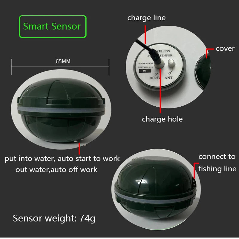 Bluetooth Sonár halászfelszerelés okostelefonokra