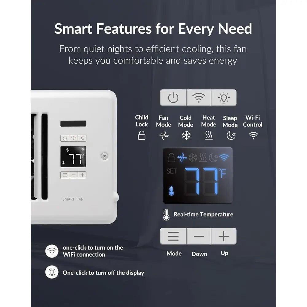Smart 6x12 registerventil med appstyrning och ultratyst luftflöde