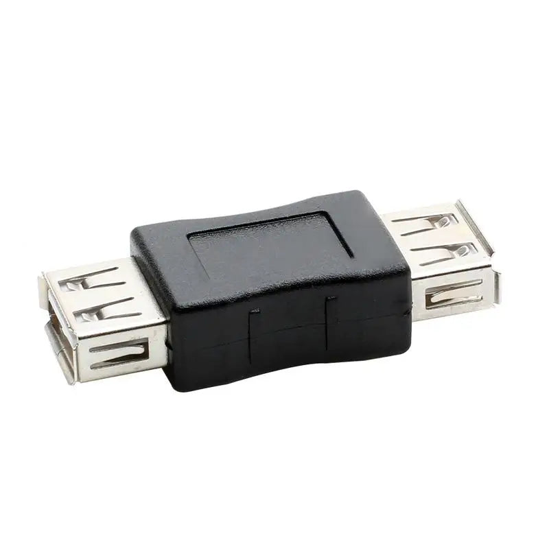 USB-Buchse auf USB-Buchse, USB-2.0-Adapter mit Buchse, zwei Buchsen für Computer