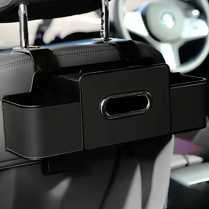 Car Seat-Back Organiser with Tissue Storage