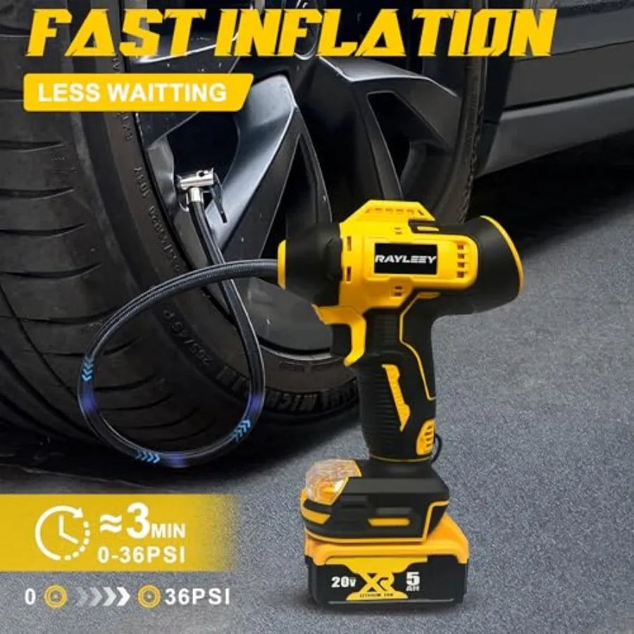 Cordless Tire Inflator for DeWalt MAX 20V Battery, 160PSI