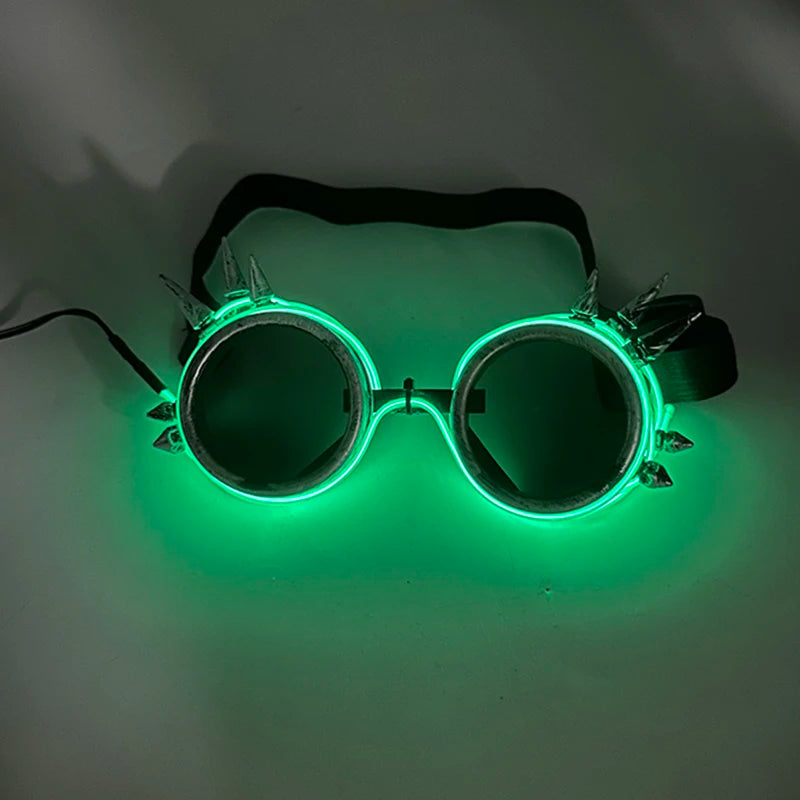 1PC Light Up LED Glasses Glow Sunglasses EL Wire Neon Glasses Glow in The Dark Party Supplies Neon Party Favors for Kids Adults