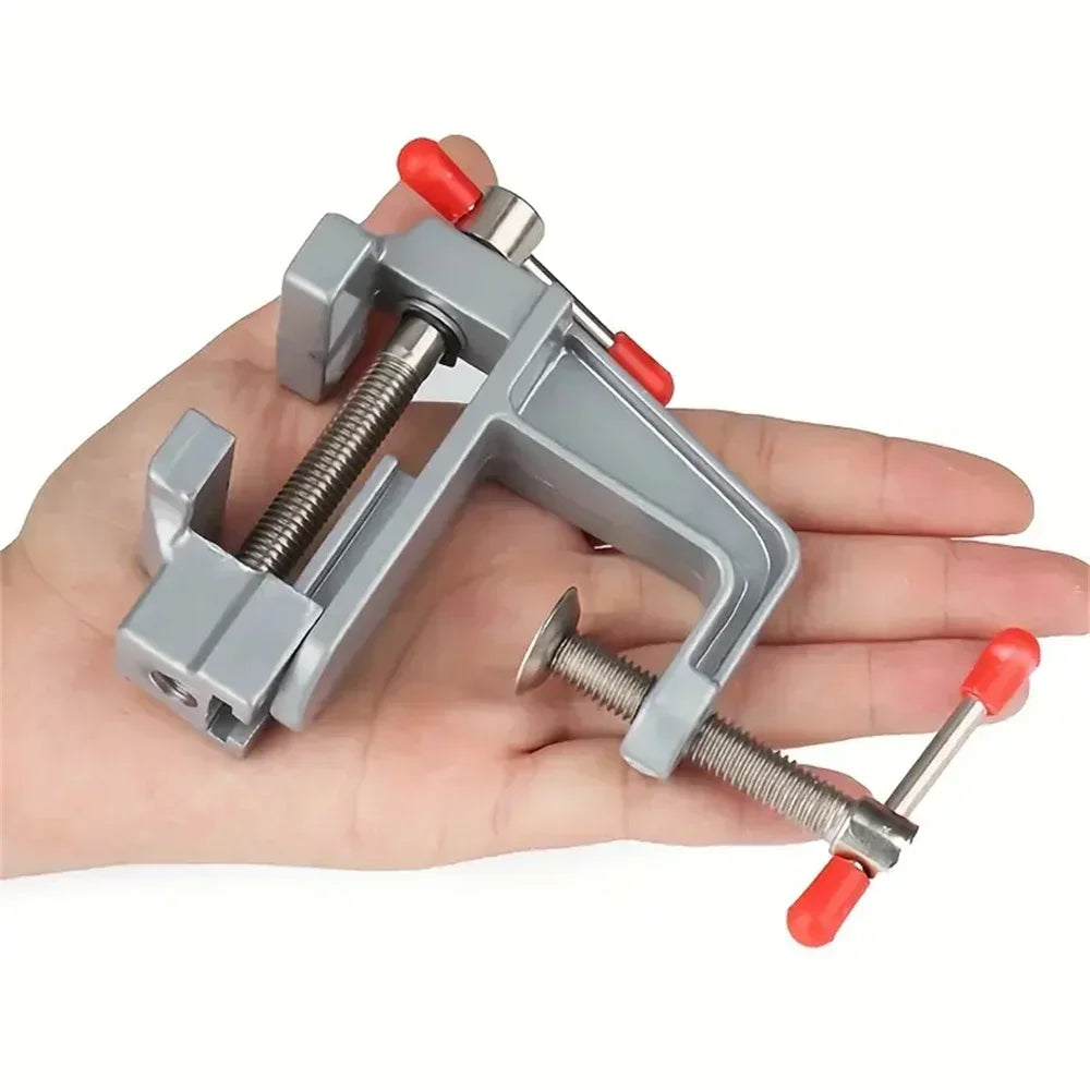 Mini tornillo de banco con abrazadera para manualidades y trabajos de ocio