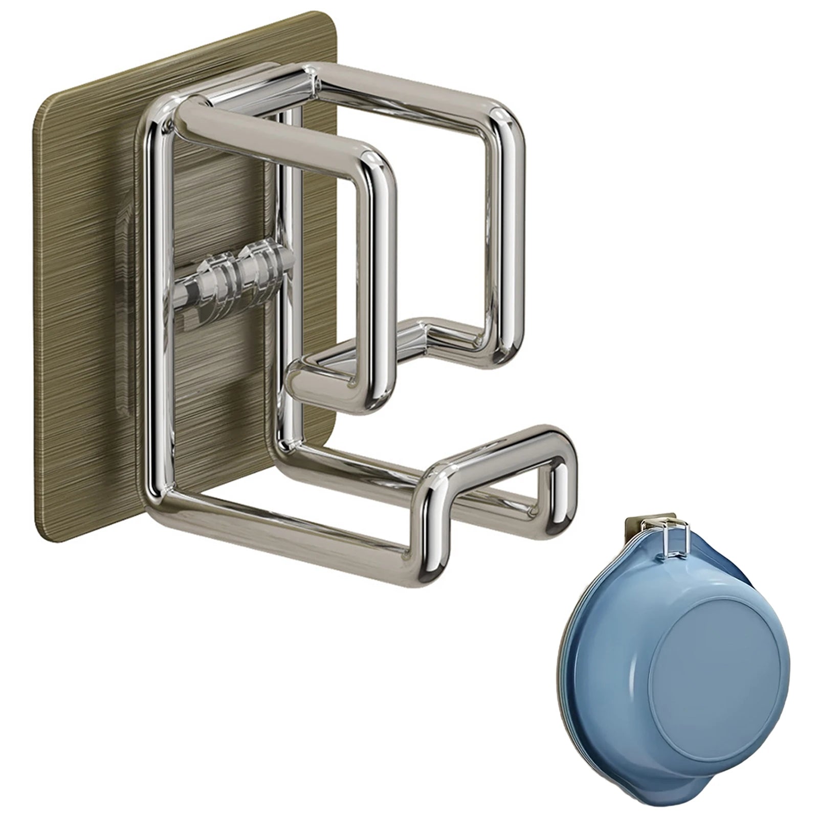 1/2/4/6Pcs Stainless Steel Washbasin Hook Multifunction Punch-free Kitchen Bathroom Rack Basin Storage Rack Towel Hanging Holder