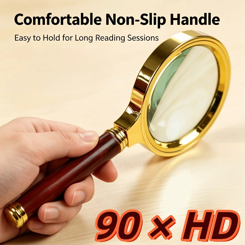 Handheld Magnifying Glass for Reading and Crafts