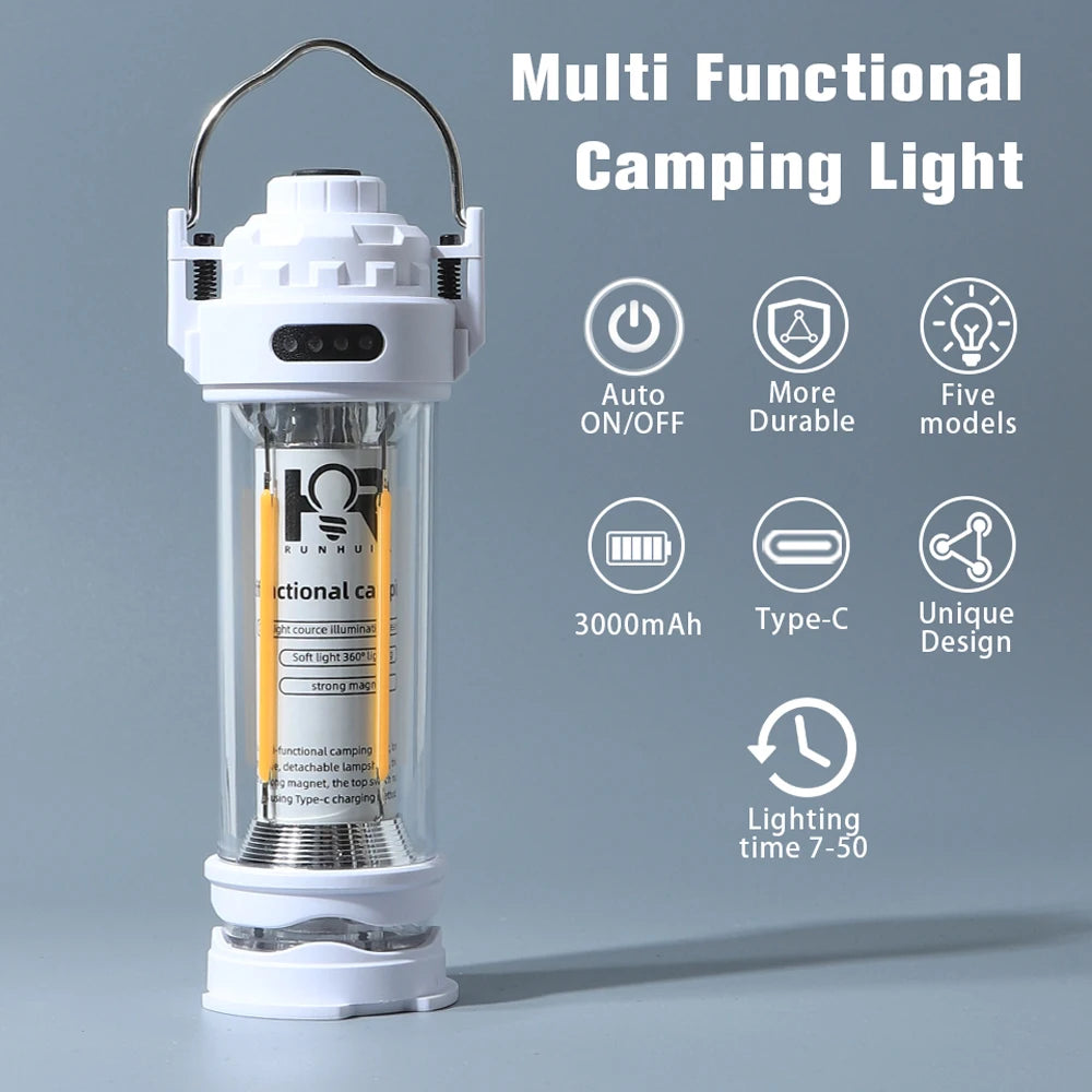 3000mAh Portable Waterproof Camping Lantern
