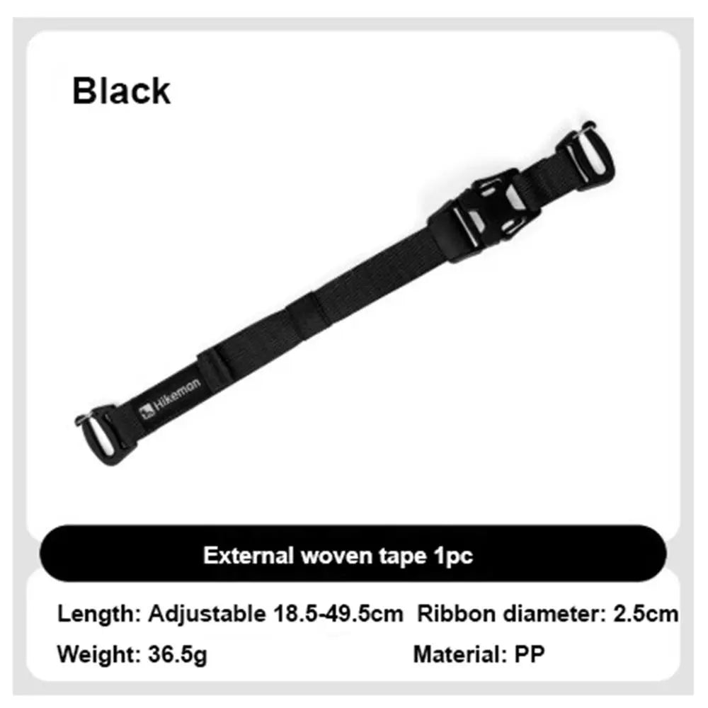 Sangle réglable pour sac à dos et bagages, 18.5–49.5 cm