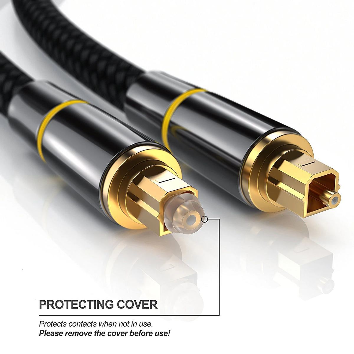 Digitální optický audio kabel Toslink, 1–3m