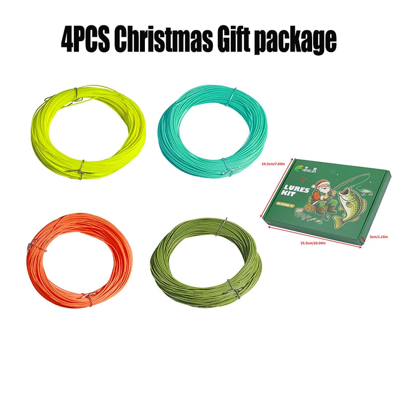 100ft, 1F-8F Weight Forward Floating Fly Fishing Line Fluo Front Welded Loop Fly Line, Fishing Goods, Pesca, Accessories