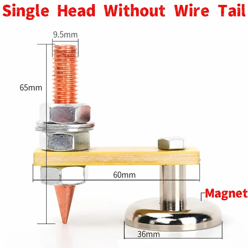 Magnetische Schweißungs-Erde Clamp – Einzel- und Doppeloptionen
