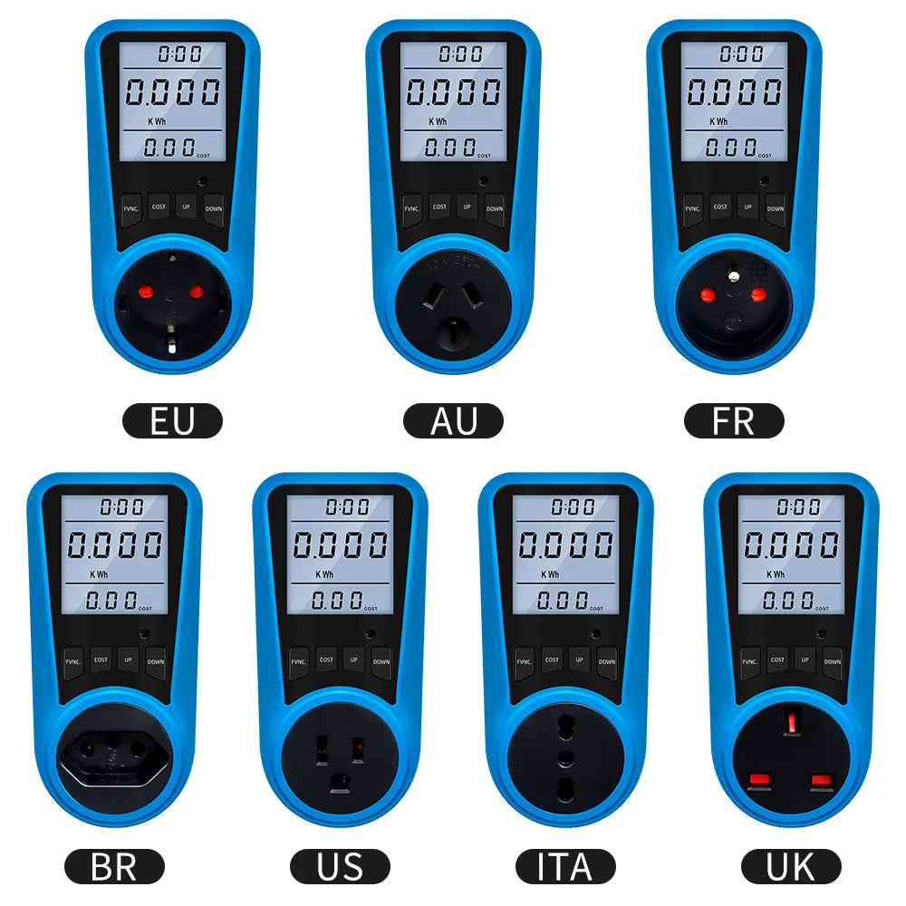 Plug-In Digital Electricity Usage Monitor