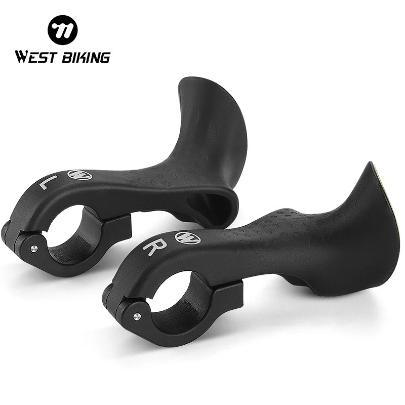 Extender ergonomici per manubrio bicicletta West Biking — coppia