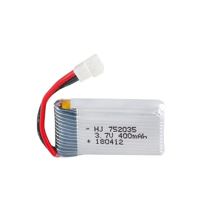 3.7 V 400 mAh RC-batteri och laddare - alternativ