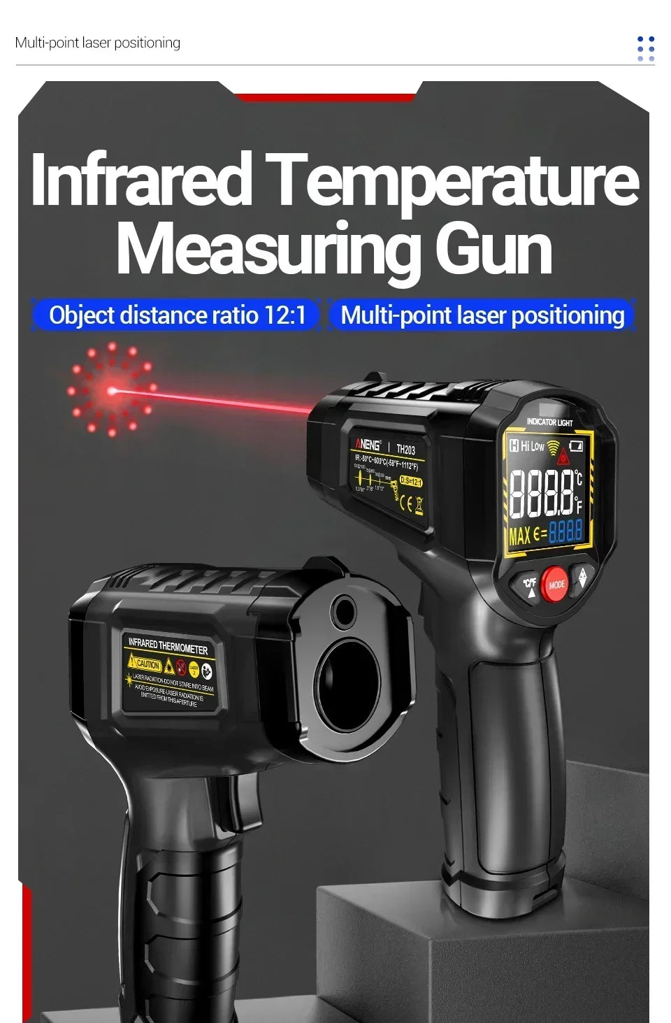 TH203 Infrared Surface Thermometer