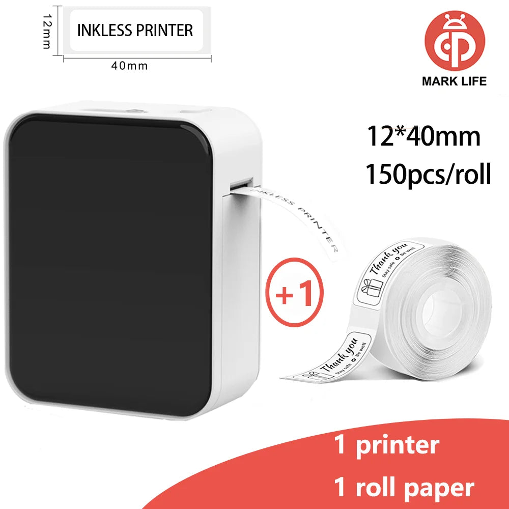 P15 Portable Thermal Label Printer, Package Options