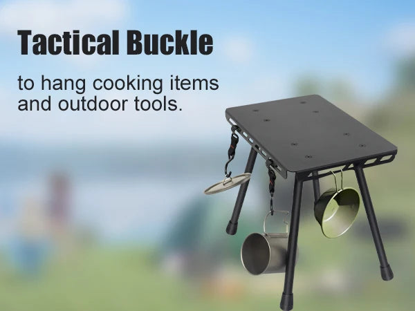 Camping Folding Stool with Aluminum Frame and Carrying Bag