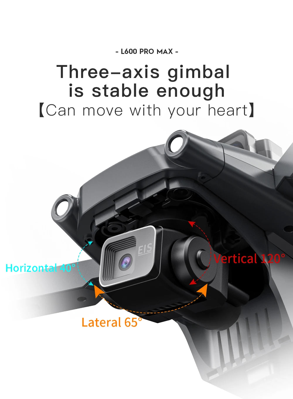 New L600 PRO MAX/PRO GPS Drone 5KM 4K Professional HD Dual Camera 3-Axis Gimbal 360° Obstacle Avoidance Brushless Quadcopter Toy