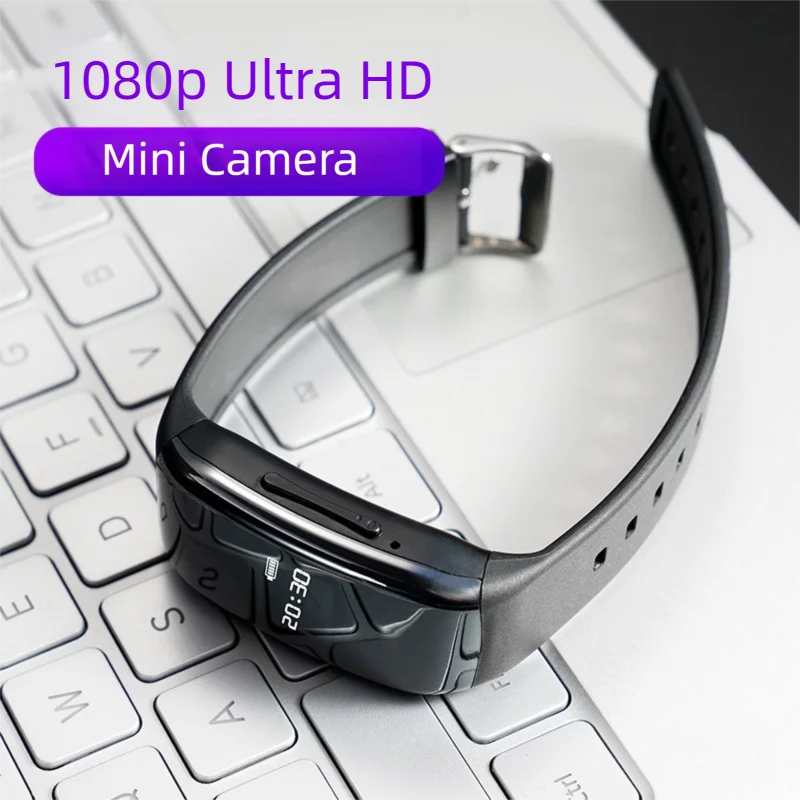 1080P mini hodinky s kamerou na zápästie a 3-hodinovým záznamom