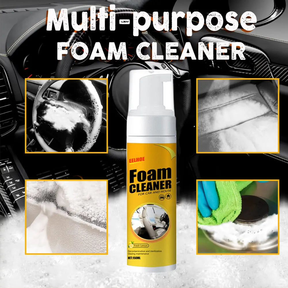 30/60/100/150ML Multi-Purpose Foam Cleaner Leather Clean Remover Spray Car Wash Auto Interior Household Cleaners Stain Removal
