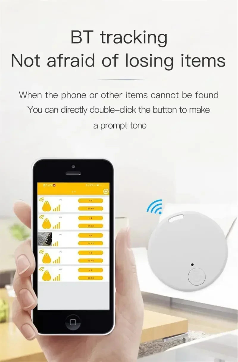 Bluetooth 5.0 Mini GPS Anti‑Lost Tracker Smart Locator Finder Device For Pets Elderly Kids Wallet Bag Car Item Tracking Tool Support IOS Android System