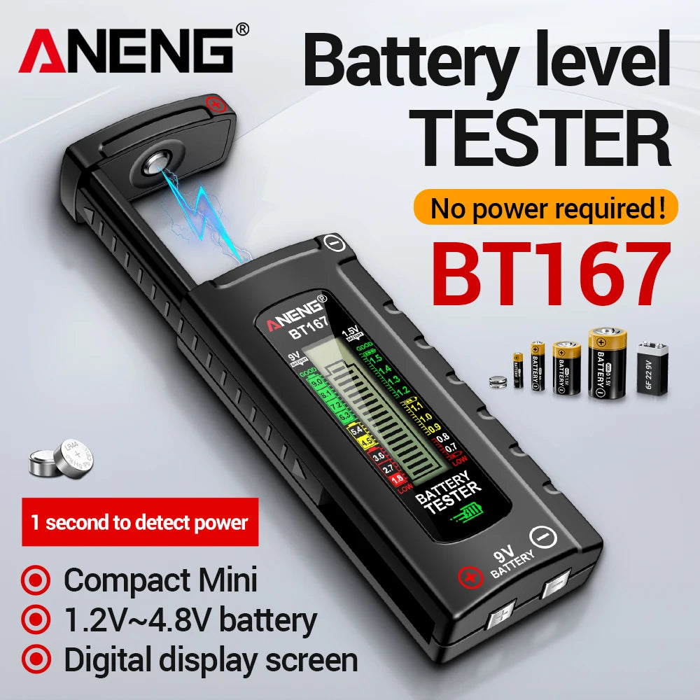 BT167 Household Battery Level Tester